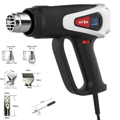 Ronix 1104 Officom Electric Heat Gun 2000 Watts Heat Gun Electric Shrink Professional Multi Temperature Heat Gun