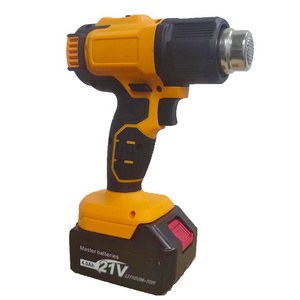 Cordless Heat Gun for 21v Lithium-Ion Battery Powered Heat Gun for Vinyl Wrapped Shrink Tubing