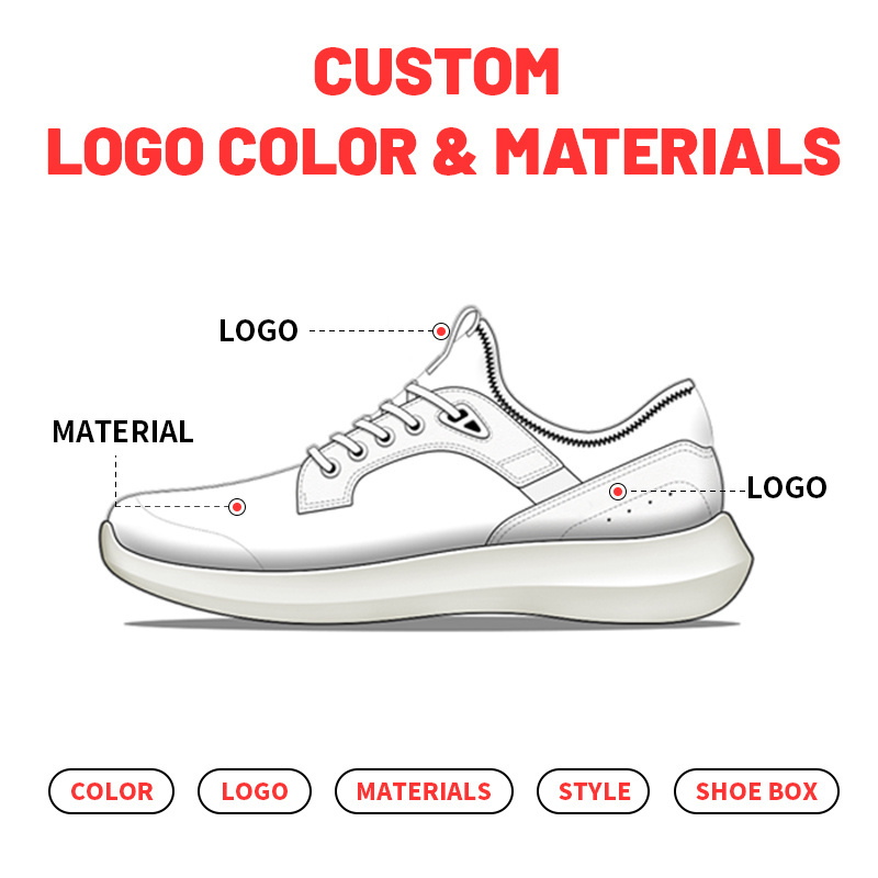 QILOO High-Style Gym Training Shoes Custom OEM/ODM Black Casual Sneakers Classic Men's Walking Shoes with Personality