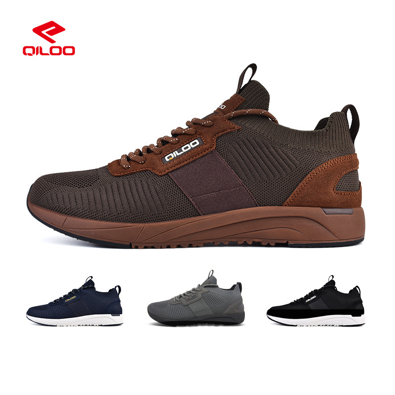 QILOO OEM/ODM Lace Up High Quality Sport Shoes & Comfortable Trendy Shoes & Walking Shoe for man