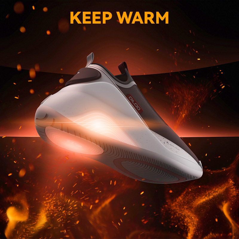 QILOO New Women & Men's Smart Heating Shoes Trendy Design Graphene Heating Technology Warming smart shoes of Autumn & Winter