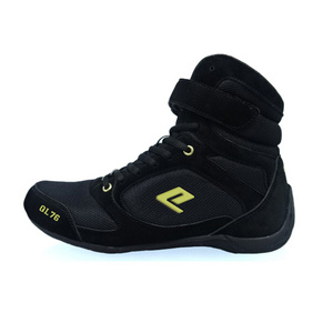 QILOO OEM Customized LOGO New Boxing Equipment Professional Non Slip Boxing Training Shoes