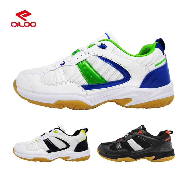 QILOO Customized LOGO Wholesale High Quality Sport Shoes Indoor Shoes Badminton Shoes for Men 2023