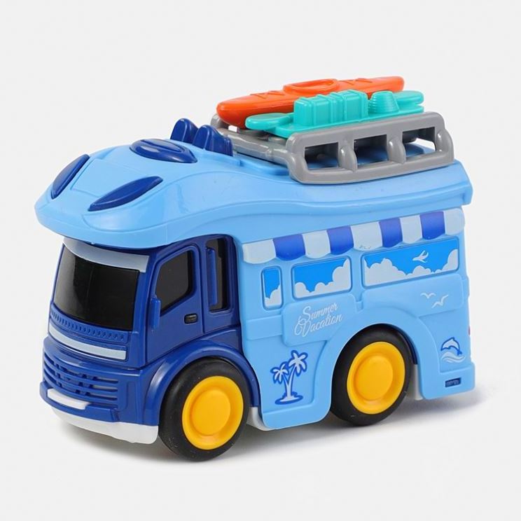 Children's gifts mini cars toys simulation cute friction toy vehicles bulk cheap die cast bus car toy