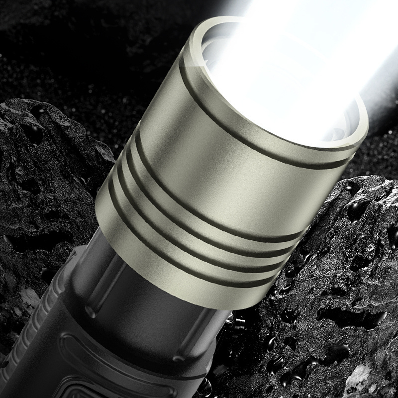 2500 lumen 1500M xhp360 30W LED strong light long-range intelligent power display output aluminum alloy tactical flashlight