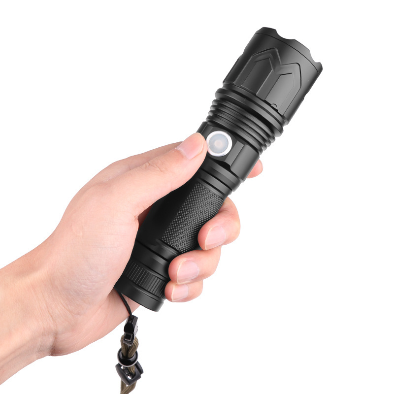 2020 Qimai High Power Tactical Flashlight 1000 Lumen XPH50 Long Range Focus Torch Night Hunting XHP50 Led Flashlight 10000 70 Ce