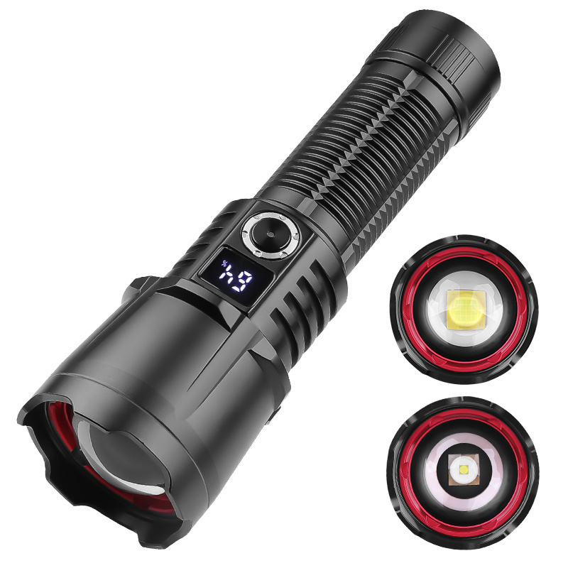 2000lumens xhp160 30W Wick LED Flashlight High Power TorchLighting Distance 1500M Waterproof Tactical Hunting Lights Flashlights