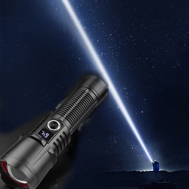 2000lumens xhp160 30W Wick LED Flashlight High Power TorchLighting Distance 1500M Waterproof Tactical Hunting Lights Flashlights