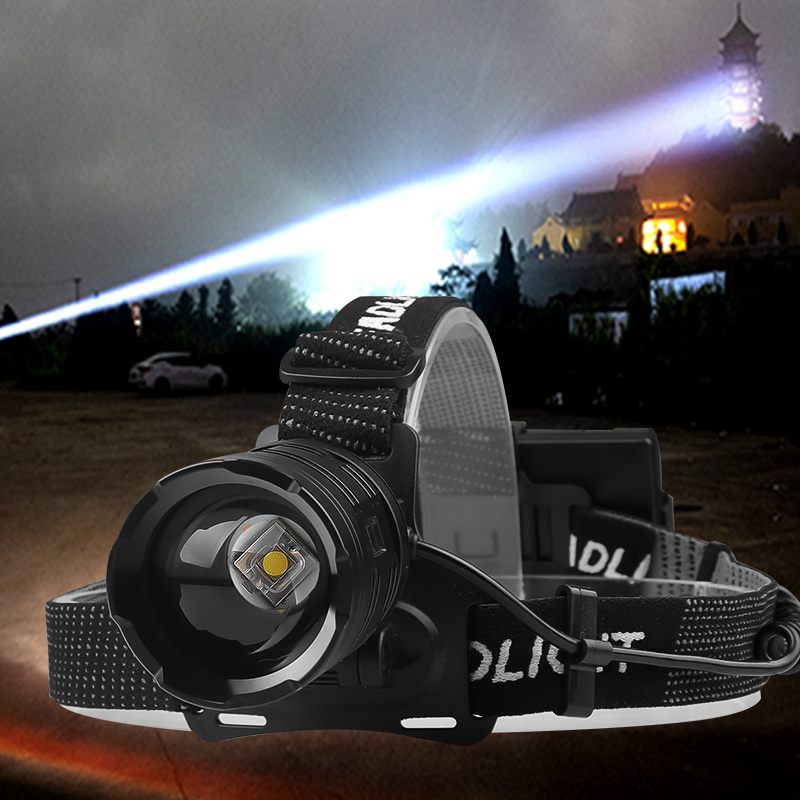 1000m ZOOM  XHP70 30W 1200 lumen 18650 output LED Headlight USB Rechargeable Waterproof Fishing Light  Sensor Headlamp