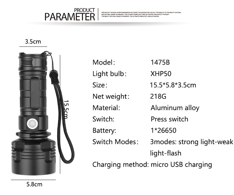 XHP70 Super Powerful LED Flashlight XM-L2 Tactical Torch USB Rechargeable Linterna Waterproof Lamp Ultra Bright Lantern