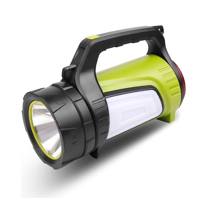 4800mah Powerful Rechargeable Searchlight LED  Bright Flashlight Waterproof Handheld Spotlight Ultra-long Standby Torch