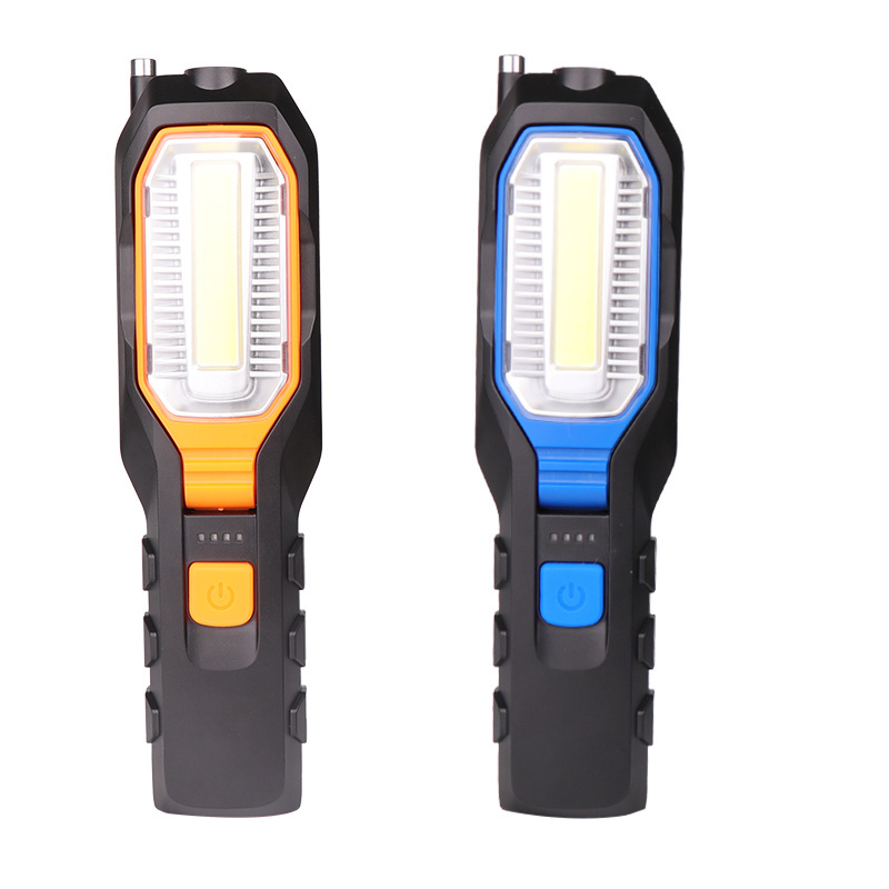 5000Lm COB LED Worklight USB Rechargeable Power Output Torch Flexible Magnetic Inspection Lamp Flashlight Emergency Light