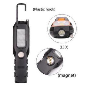 5000Lm COB LED Worklight USB Rechargeable Power Output Torch Flexible Magnetic Inspection Lamp Flashlight Emergency Light