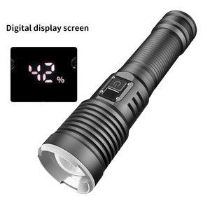 1500lumen XHP70 LED Flashlight 26650 Rechargeable 5 Lighting Modes Torch Waterproof Torches for Camping Hiking Flashlights