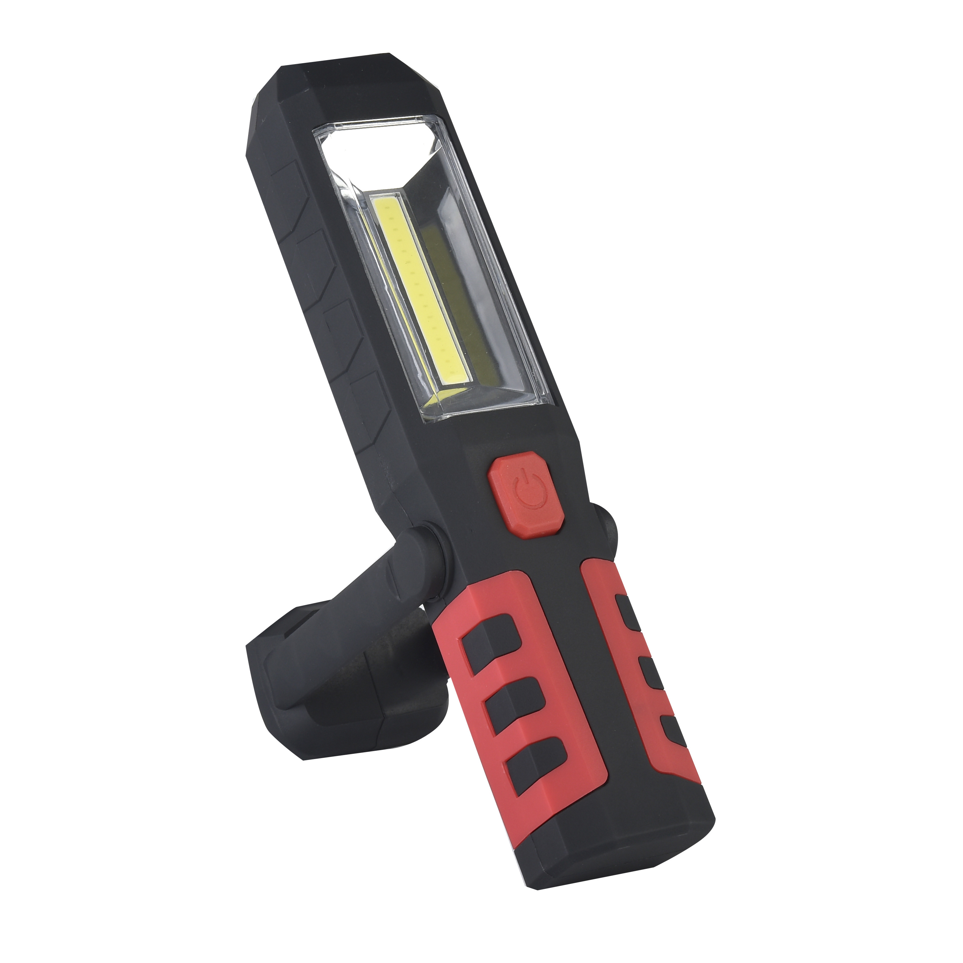 COB torch light rechargeable led flashlight USB Working Light with Magnetic Support Stand Swivel Hook