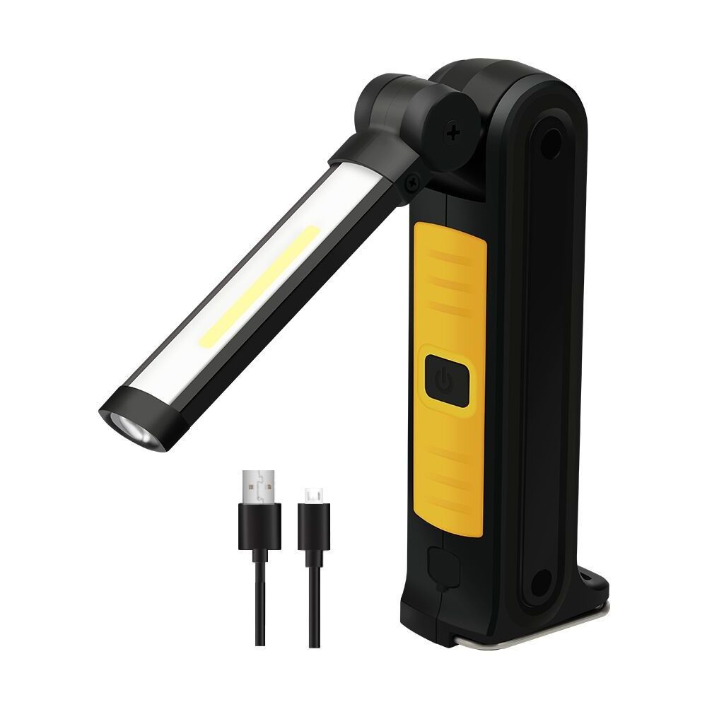 Yiwu 360 Degree Rotation USB Rechargeable Portable Led Work Light COB Work Lights with Magnetic