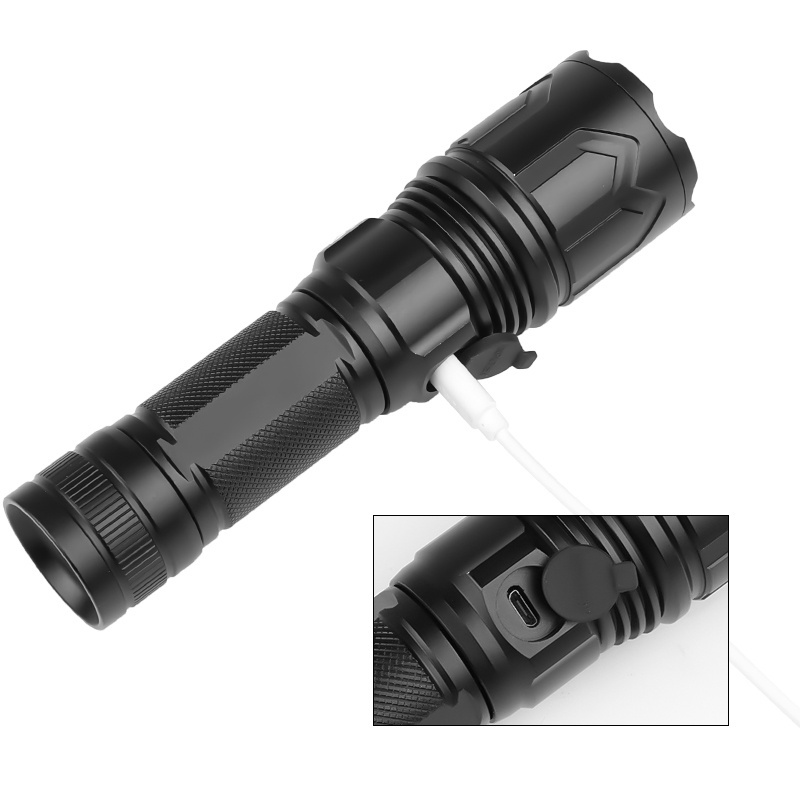 2020 Qimai High Power Tactical Flashlight 1000 Lumen XPH50 Long Range Focus Torch Night Hunting XHP50 Led Flashlight 10000 70 Ce