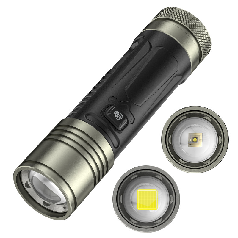 2500 lumen 1500M xhp360 30W LED strong light long-range intelligent power display output aluminum alloy tactical flashlight