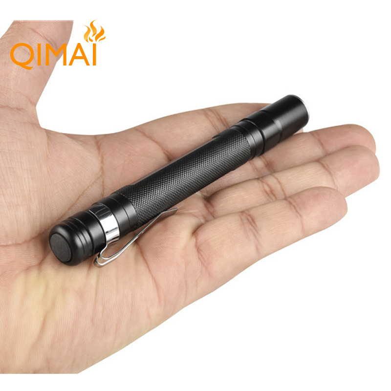 Yiwu Aluminum Pocket Led Mini Flashlight Zoomable Small Led Pen Flashlight