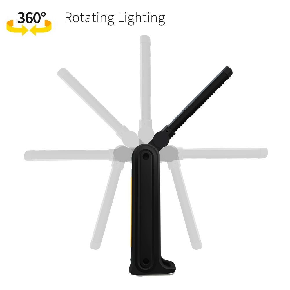 Yiwu 360 Degree Rotation USB Rechargeable Portable Led Work Light COB Work Lights with Magnetic