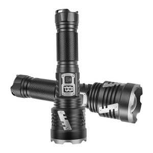 New Design XHP360 Ultra High 1500 Lumen Flashlight Power Display Support Output Torch Ultra Long Shot 1500m Flashlights