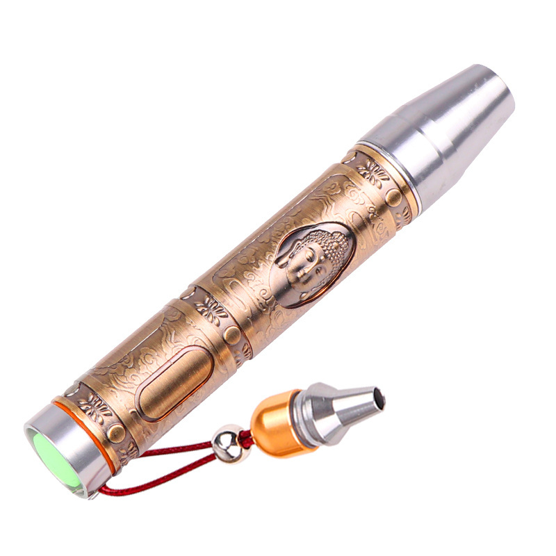 Ultraviolet 365nm UV White Yellow 3 LEDs Light Source Flashlight lamp for Jade Jewelry Identification 18650 Torch