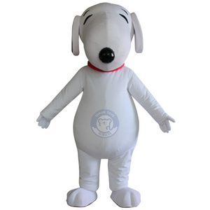 Qiman Custom Adult Size Snoopy Plush Cartoon Mascot Costume For Sale