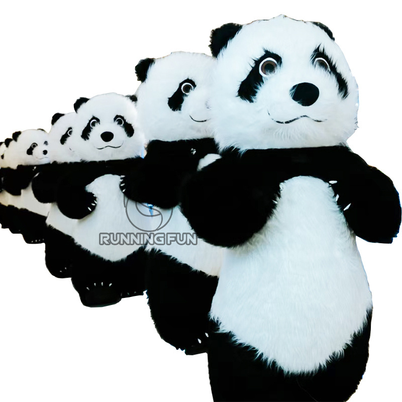 High Quality Size 2m 2.6m 3m custom inflatable polar Bear panda mascot costume cosplay adult costume for sale