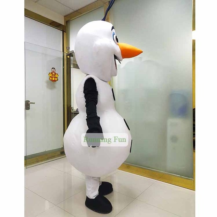 Qiman CE funny snowman character cartoon Olaf mascot costume for sale