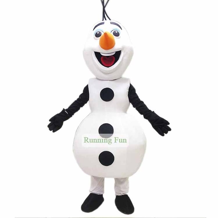 Qiman CE funny snowman character cartoon Olaf mascot costume for sale