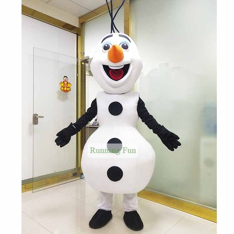 Qiman CE funny snowman character cartoon Olaf mascot costume for sale