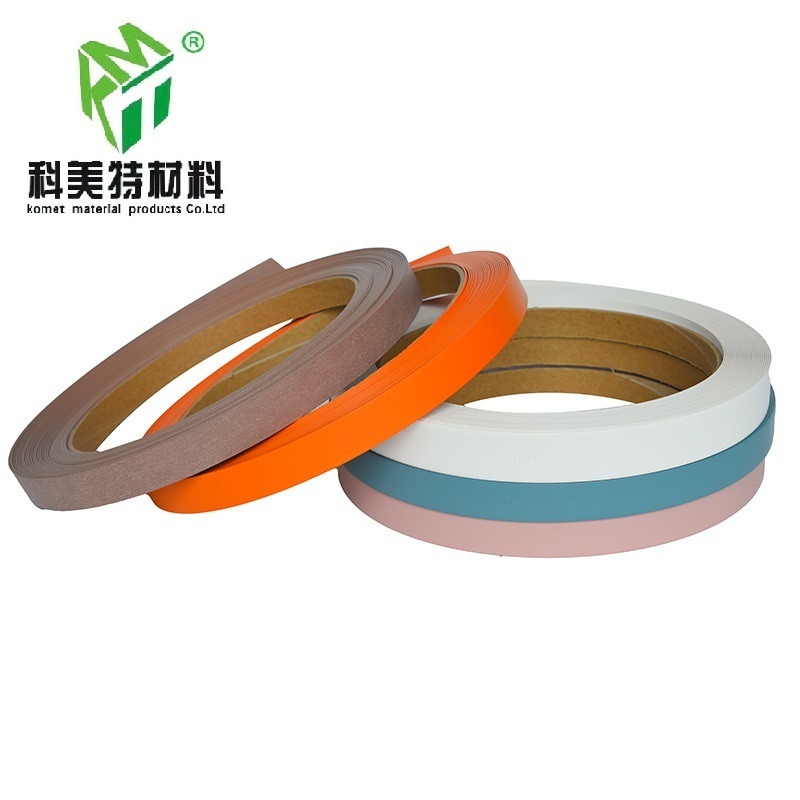 Hot selling new design edge banding lip MDF edge banding tape flexible plastic table edge trim