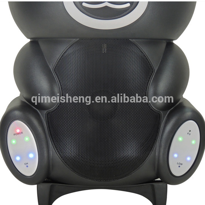 new model bear portable trolley speaker with Handle dj subwoofer speaker