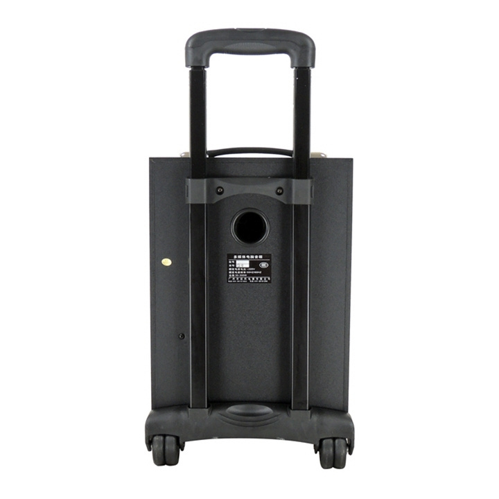 Plastic Speaker Boxes Empty Disco Light Speaker Portable Trolley Speaker With Subwoofer