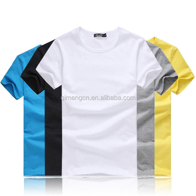 China Factory Hot Cotton Loose Drop Shoulder Oversized BlanK Men T Shirt one dollar t shirts