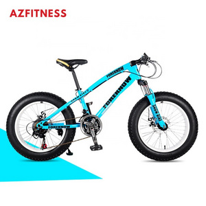 20"/24"/26" 24 Speed Mtb Spoked Wheel Fashionable Woman Men Fat Tire Snow Bicycle Mountain Bike With Big Tires