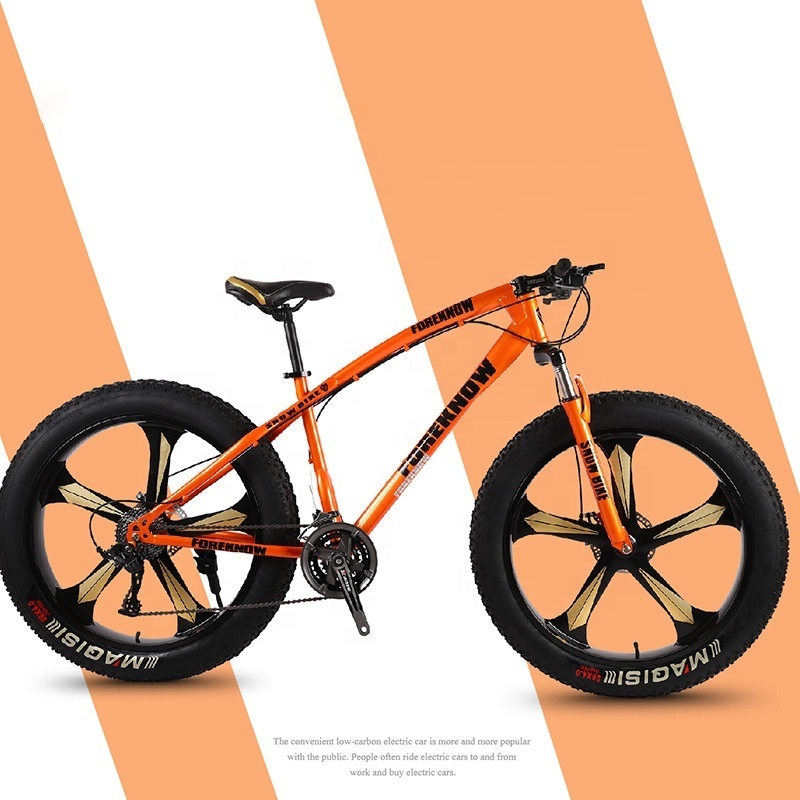 Wholesale 26 Inch 24 Speed Mtb Five Knife Wheel Adult Woman Men High End Snow Fat Tyre Bicycle Mountain Bike For Sale