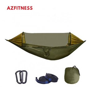 280*140cm 2 Person Comfortable Easy Hanging Colorful Parachute Nylon Outdoor Beds Portable Camping Mosquito Net Hammock