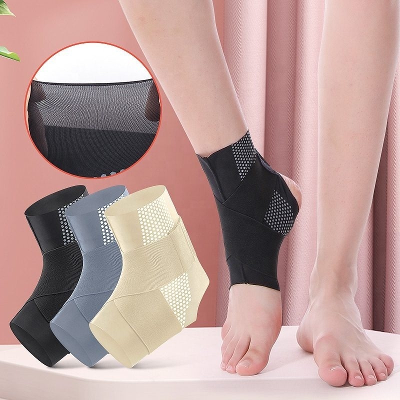 Anti-sprain Fixed Bandage Basketball Running Adjustable Comfortable Foot Guard Brace Breathable Sport Socks Ankle Support