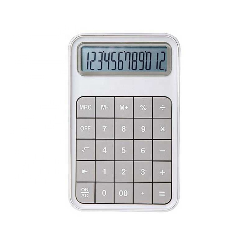 Mini Kpop Cute 12 Digit Promotional ABS Custom Logo Desk Top  School Student Electronic Simple Calculator