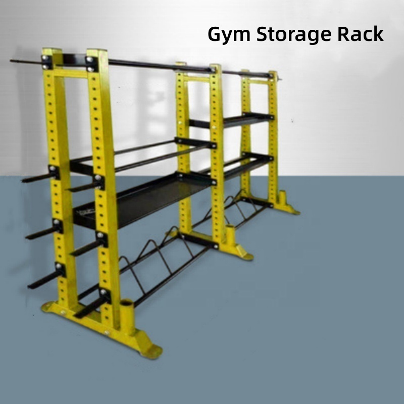 Wholesale Custom High Quality Multi-Function Gym Equipment Bumper Weight Plate Dumbbell Wall Ball Storage Rack