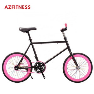 Hot Sale Classic 20 Inch 30 Knife Spoked Wheel Student Adult Beautiful Lightest Mini Sports Bike Fixed Gear Bicycle