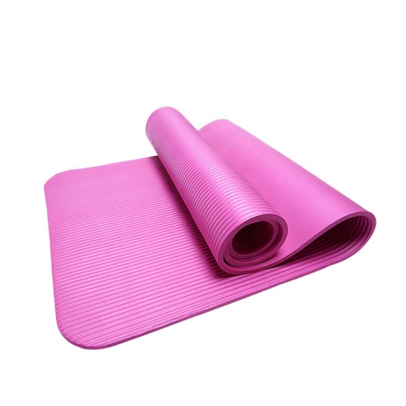 FITA 15 mm Online Brand Black Purple Foldable De Custom Logo Non Slip Eco Friendly Light Design Material 15mm Thick NBR Yoga Mat