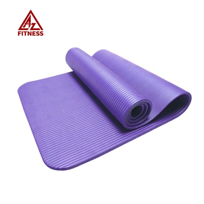 FITA 15 mm Online Brand Black Purple Foldable De Custom Logo Non Slip Eco Friendly Light Design Material 15mm Thick NBR Yoga Mat