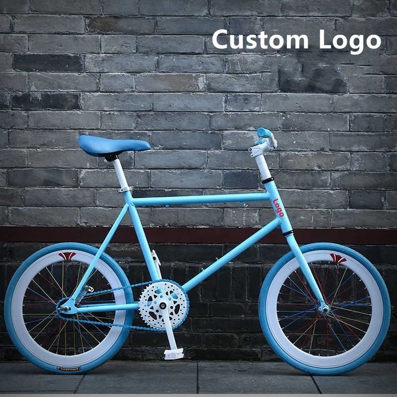 Hot Sale Classic 20 Inch 30 Knife Spoked Wheel Student Adult Beautiful Lightest Mini Sports Bike Fixed Gear Bicycle