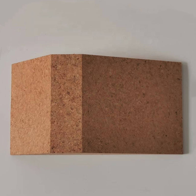 OEM High Quality Non Slip Slanted Trapezoid Shaped Yoga Bricks Organic Wedge Custom LOGO A Pair Of Cork Yoga Blocks