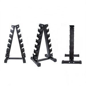 Wholesale Gym Custom Logo Fitness Equipment Commercial Weight Lifting Set Hex Storage Holder Dumbbells Rack