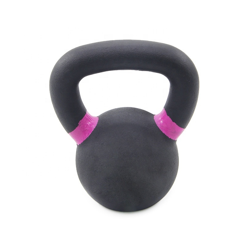 Custom Logo High Quality Sports Cheap Price Fitness Equipment Home Color Ring Competition Cast Iron Pro Kettlebell