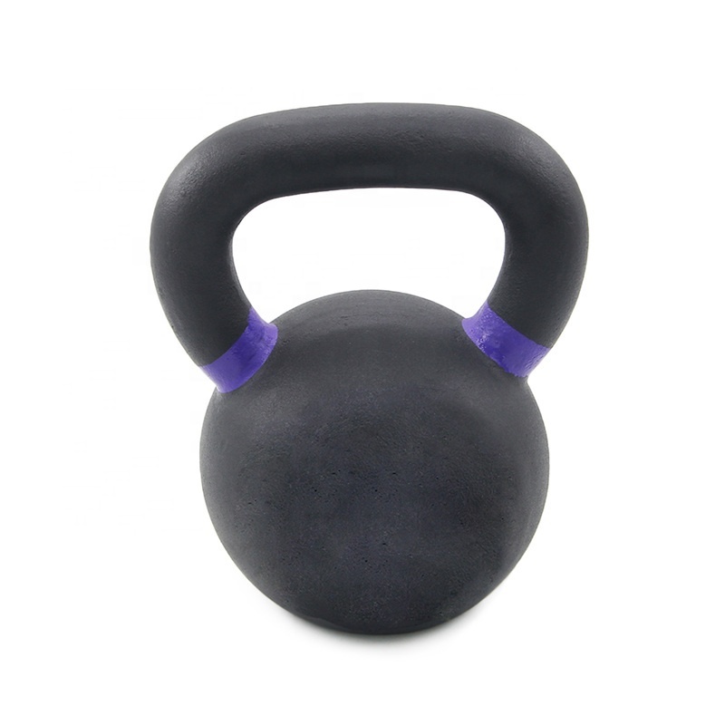 Custom Logo High Quality Sports Cheap Price Fitness Equipment Home Color Ring Competition Cast Iron Pro Kettlebell