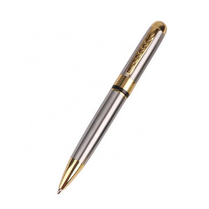 Custom Logo High Quality Luxury Business Advertising Ball Point Stainless Steel Metal Ball Pen